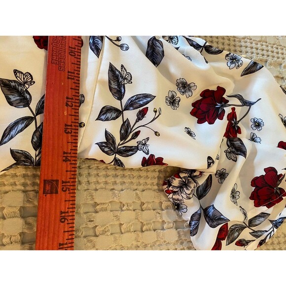 Candies Dress Womens Size Small  Smocked High Low Flowy Chic  Flutter Sleeve - Picture 11 of 12